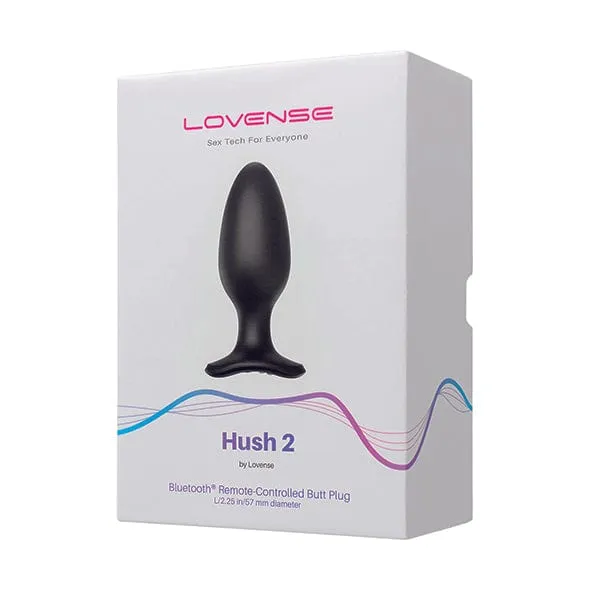 Lovense - Hush 2 App-Controlled Silicone Butt Plug