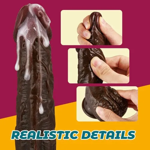 Lurevibe - 8 Thrusting Vibrating Simulation Penis Wireless Vibration Dildo