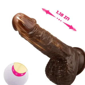 Lurevibe - 8 Thrusting Vibrating Simulation Penis Wireless Vibration Dildo