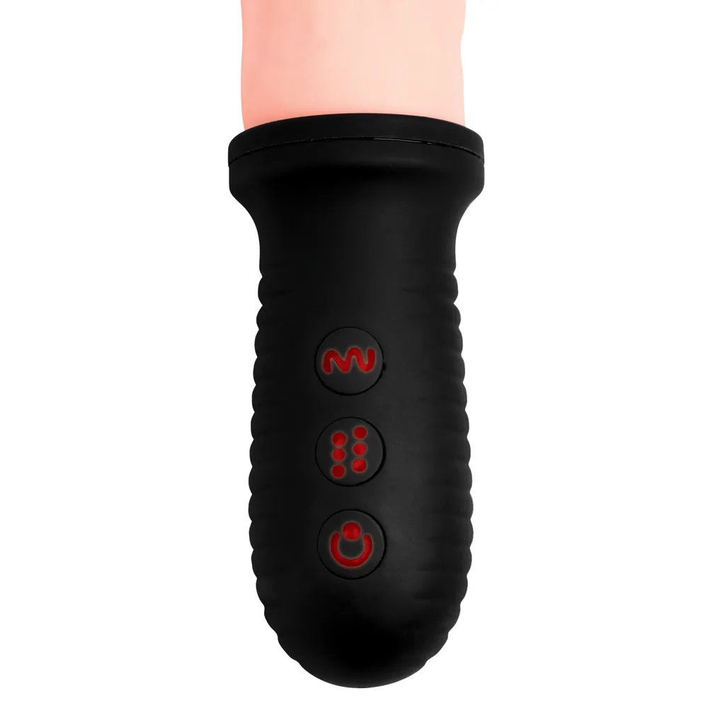Master Series 8x Auto Pounder Vibrating Thrusting Realistic Dildo