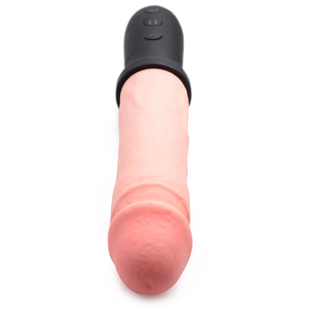 Master Series 8x Auto Pounder Vibrating Thrusting Realistic Dildo