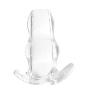 Master Series Clear View Hollow Anal Plug