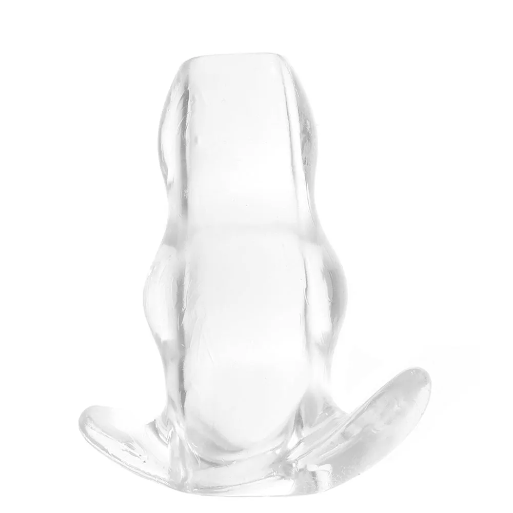 Master Series Clear View Hollow Anal Plug
