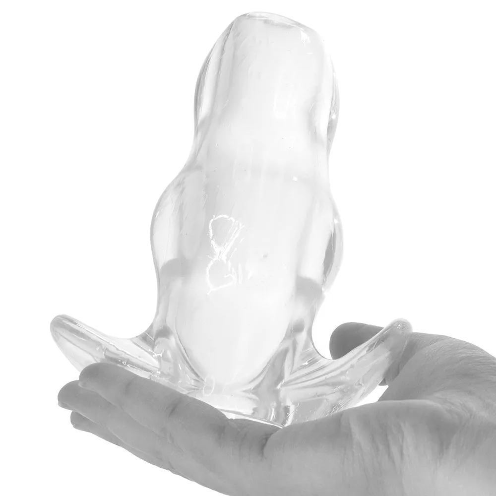 Master Series Clear View Hollow Anal Plug