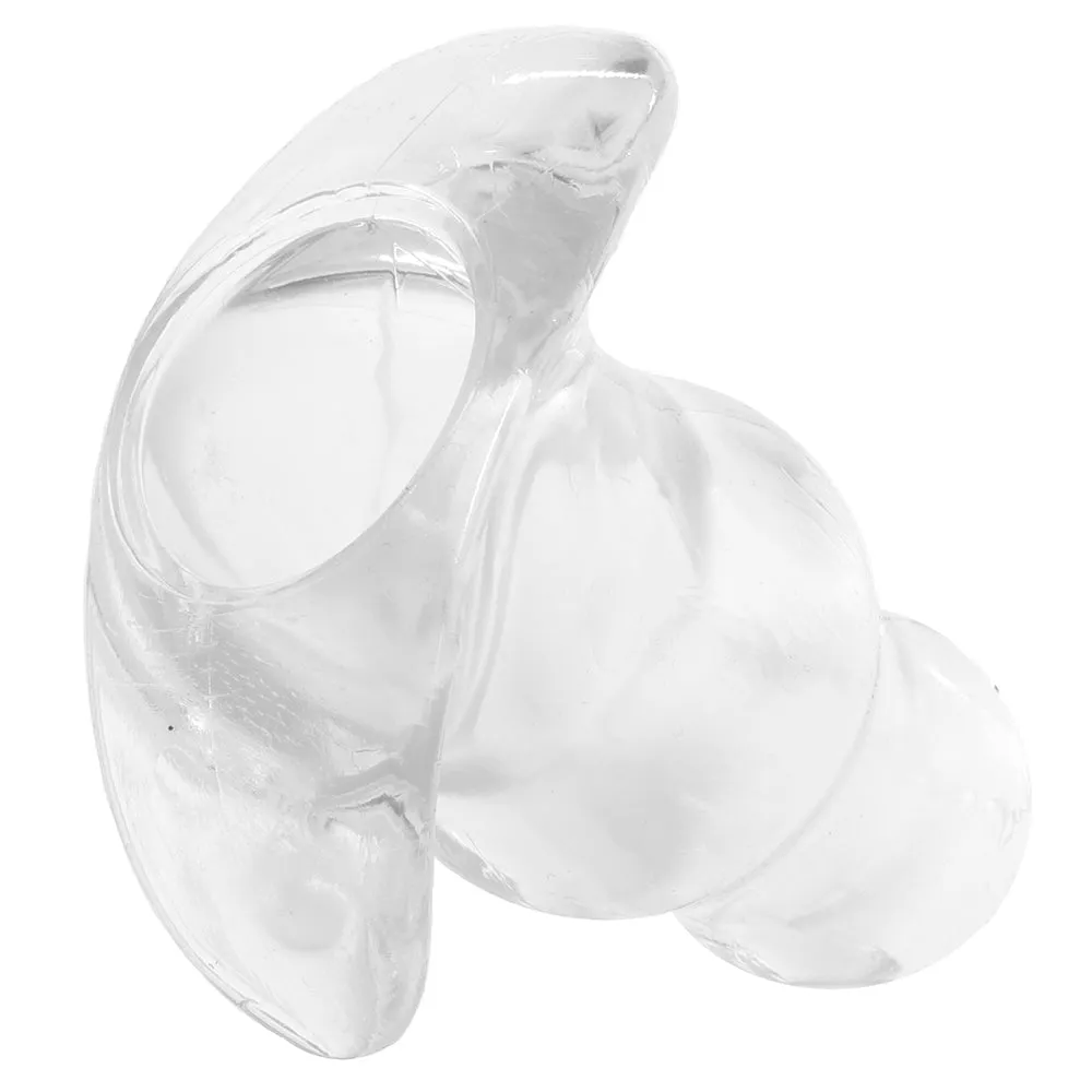 Master Series Clear View Hollow Anal Plug