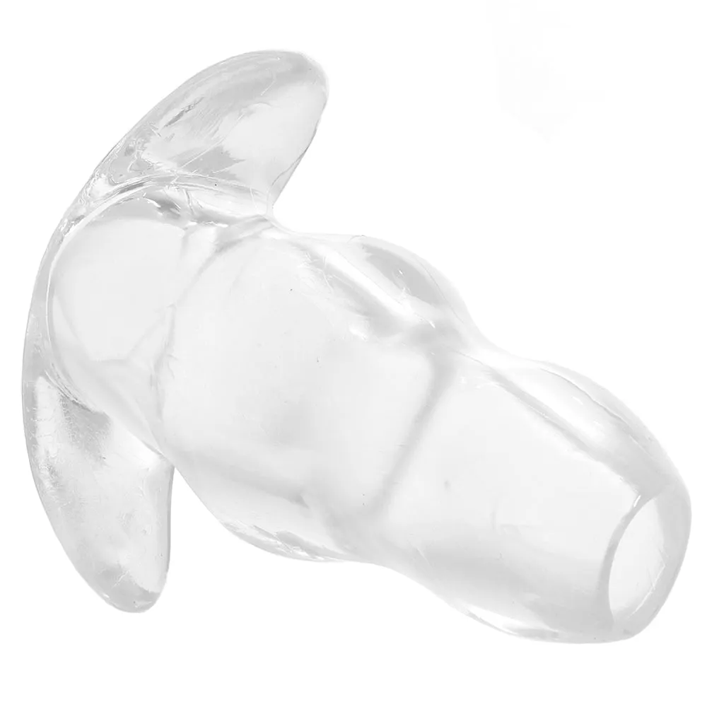 Master Series Clear View Hollow Anal Plug
