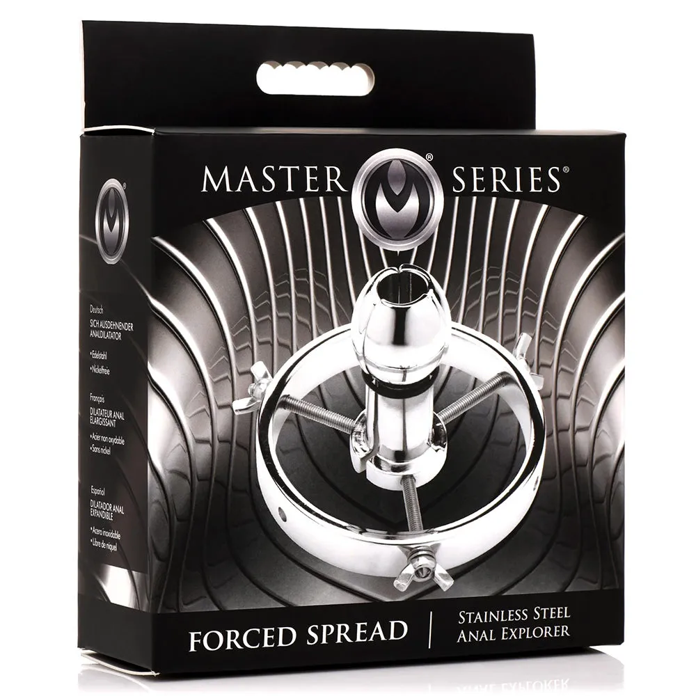 Master Series Forced Spread Stainless Steel Anal Explorer