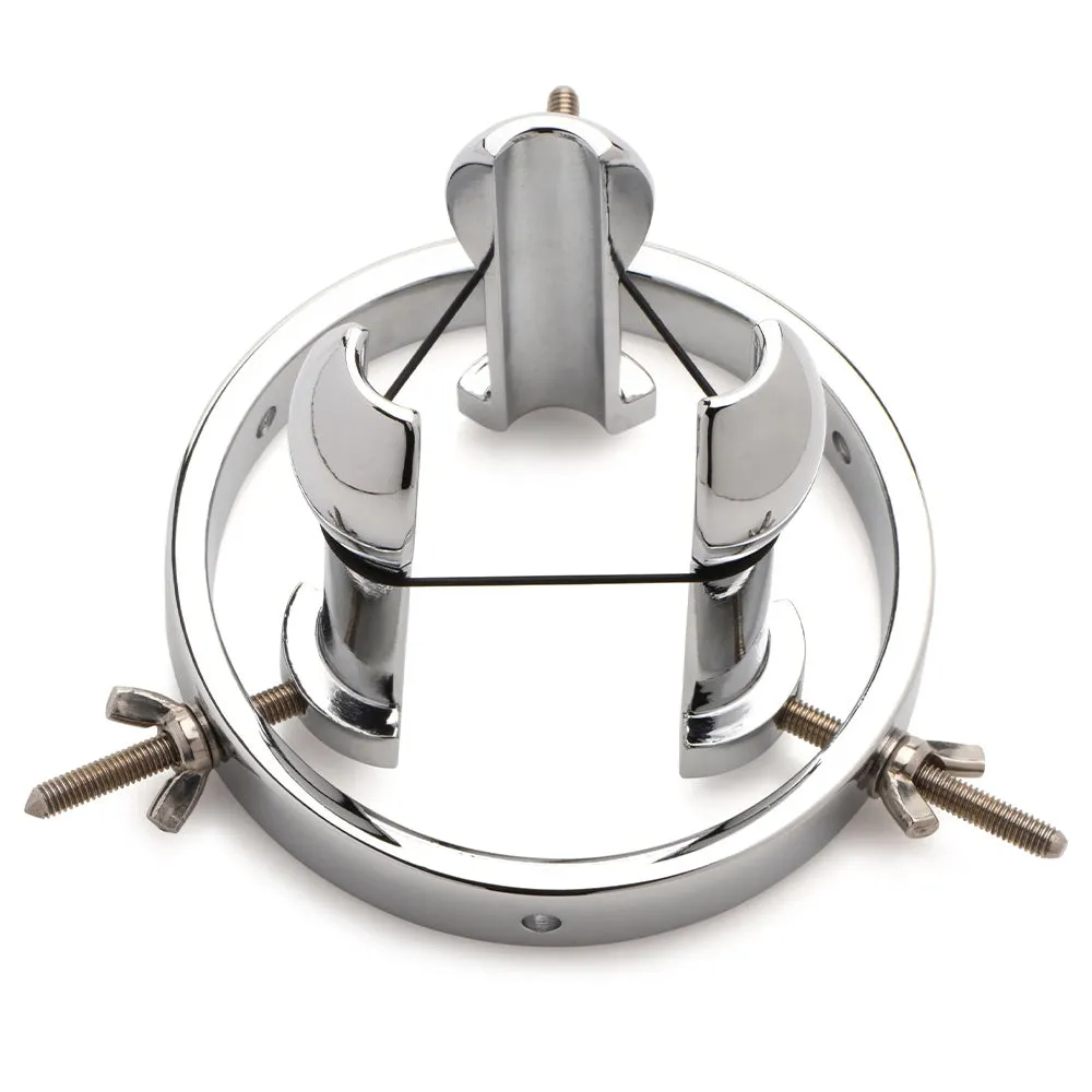 Master Series Forced Spread Stainless Steel Anal Explorer