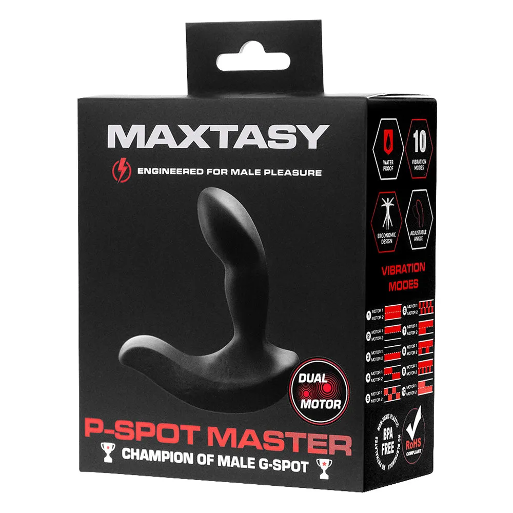 Maxtasy P-Spot Master Poseable Vibrating Prostate Massager With Remote