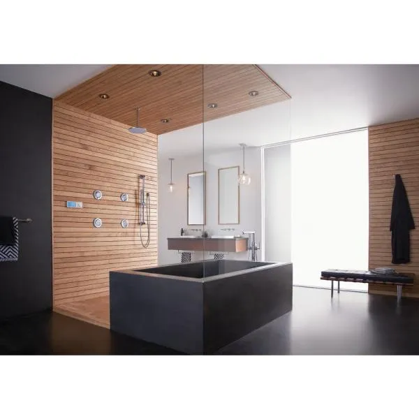 Moen U Shower Smart Home Connected Bathroom Controller, 4-Outlet Digital Wall Mounted, TS3304TB