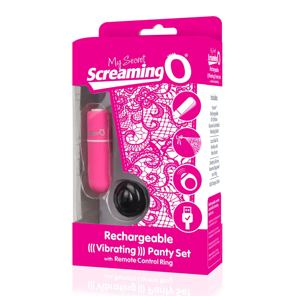 My Secret Screaming O Rechargeable Vibrating Panty Set