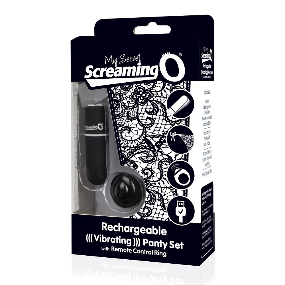 My Secret Screaming O Rechargeable Vibrating Panty Set