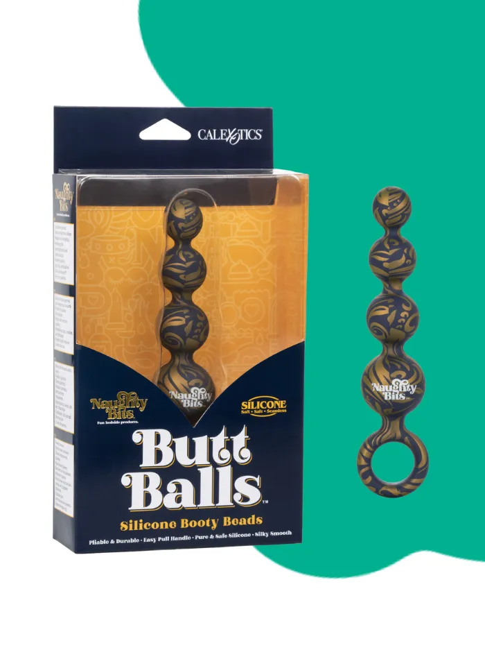 Naughty Bits BUTT BALLS Silicone Booty Beads