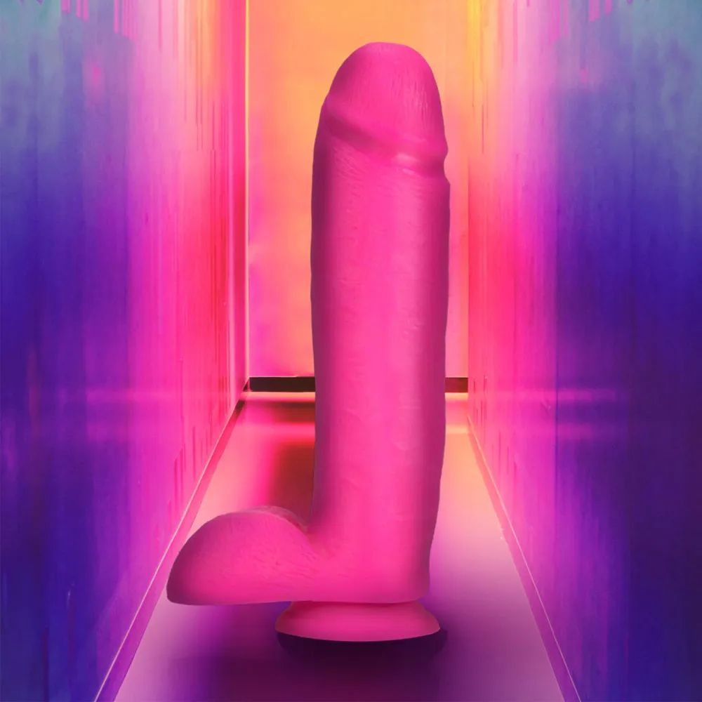 Neo Elite 10" Silicone Dual Density Cock & Balls Dildo