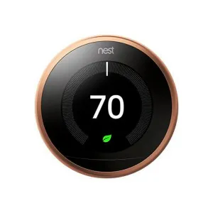 Nest T3021US 3rd Gen Mini Home Smart Learning Thermostat with Bluetooth 4.0, Brown