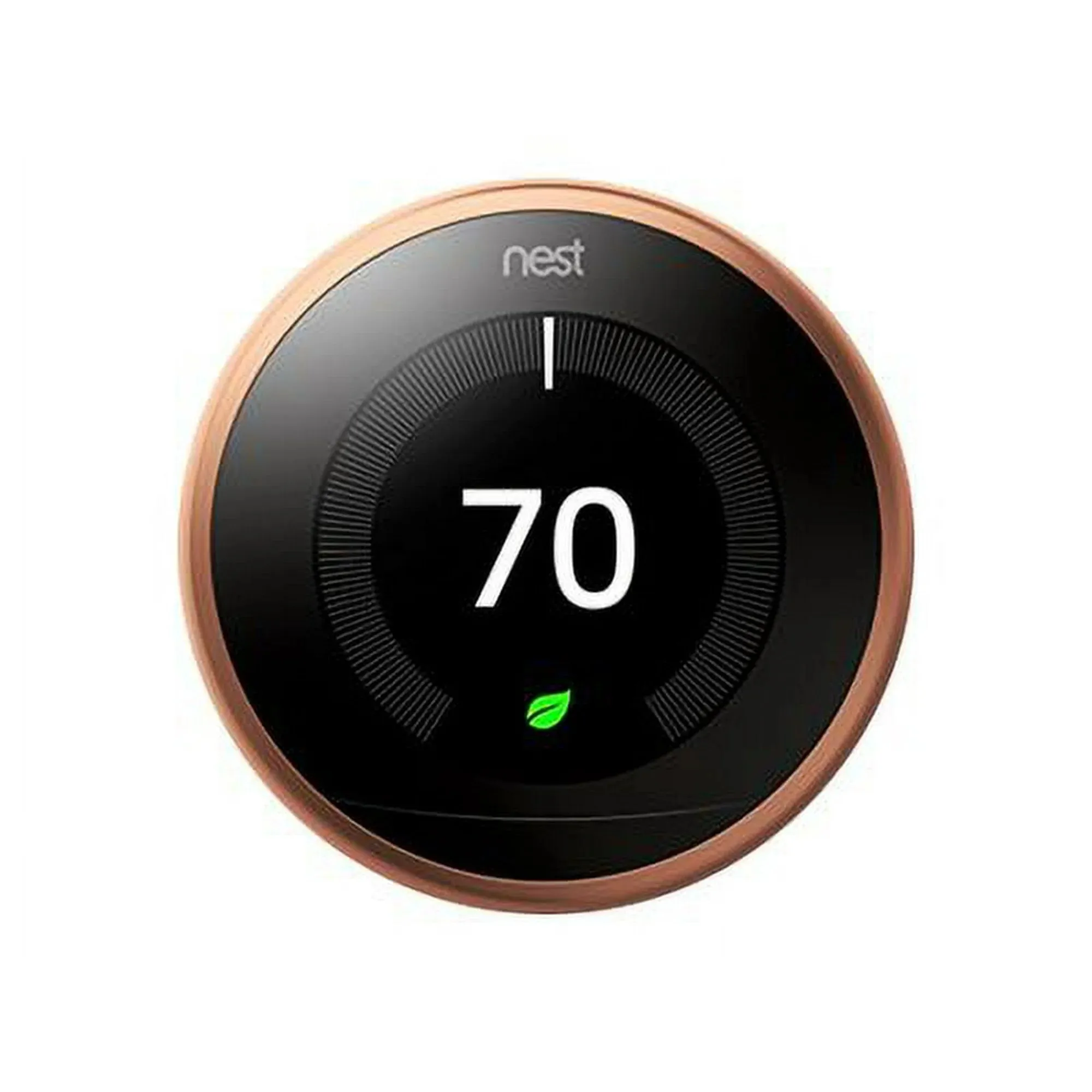 Nest T3021US 3rd Gen Mini Home Smart Learning Thermostat with Bluetooth 4.0, Brown