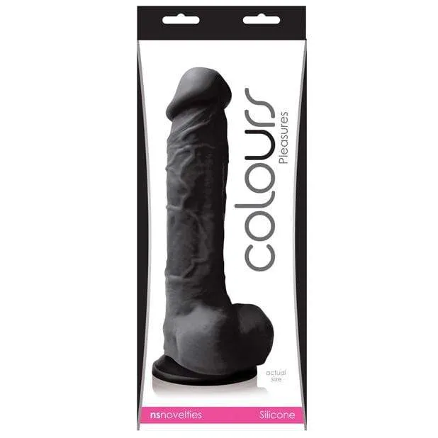 NS Novelties - Colours Pleasures Silicone Suction Cup Realistic Dildo with Balls