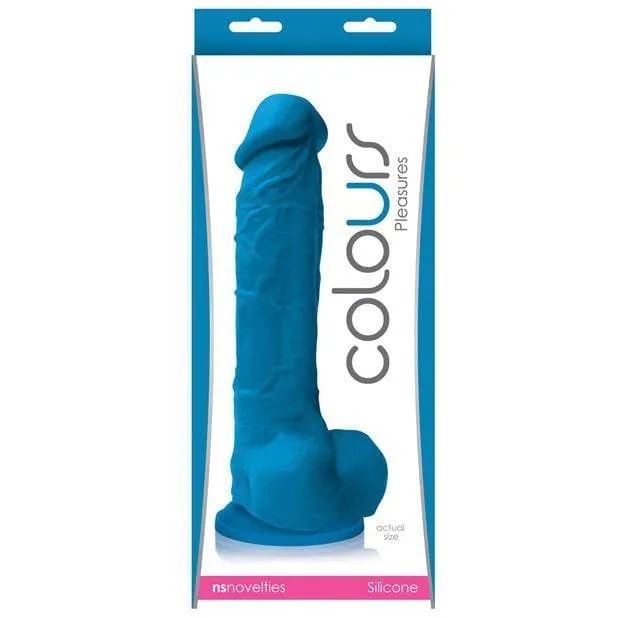 NS Novelties - Colours Pleasures Silicone Suction Cup Realistic Dildo with Balls