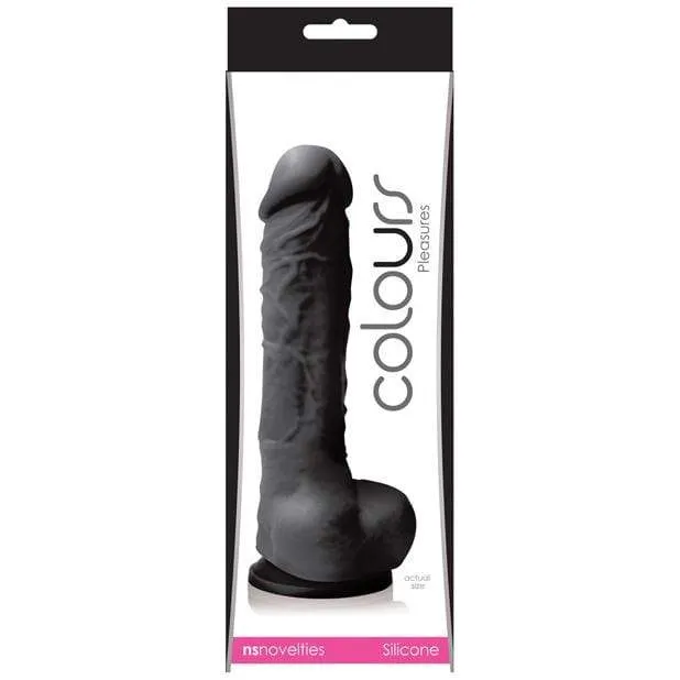 NS Novelties - Colours Pleasures Silicone Suction Cup Realistic Dildo with Balls