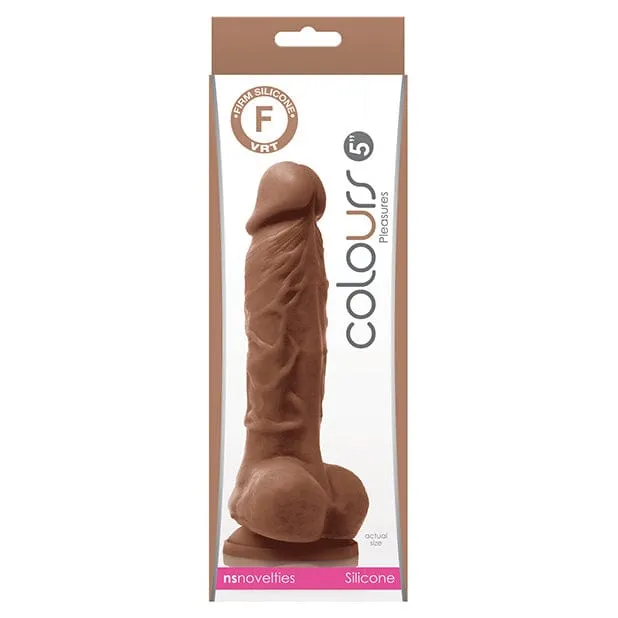 NS Novelties - Colours Pleasures Silicone Suction Cup Realistic Dildo with Balls