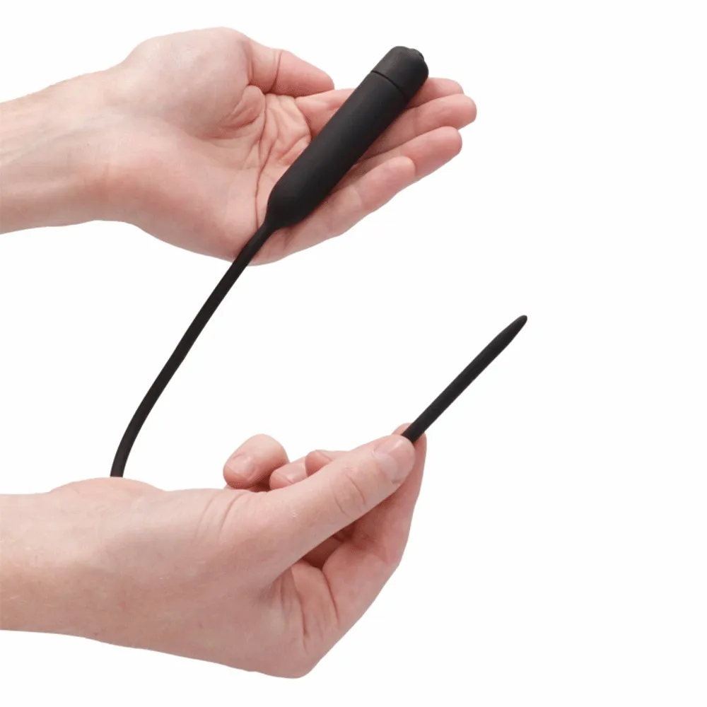 Ouch! Extra Long Urethral Sounding Vibrating Bullet Plug