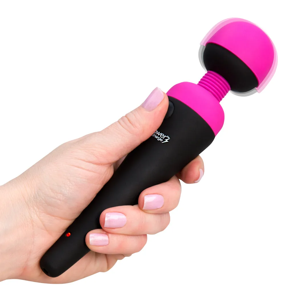 PalmPower Recharge Vibrating Wand Massager