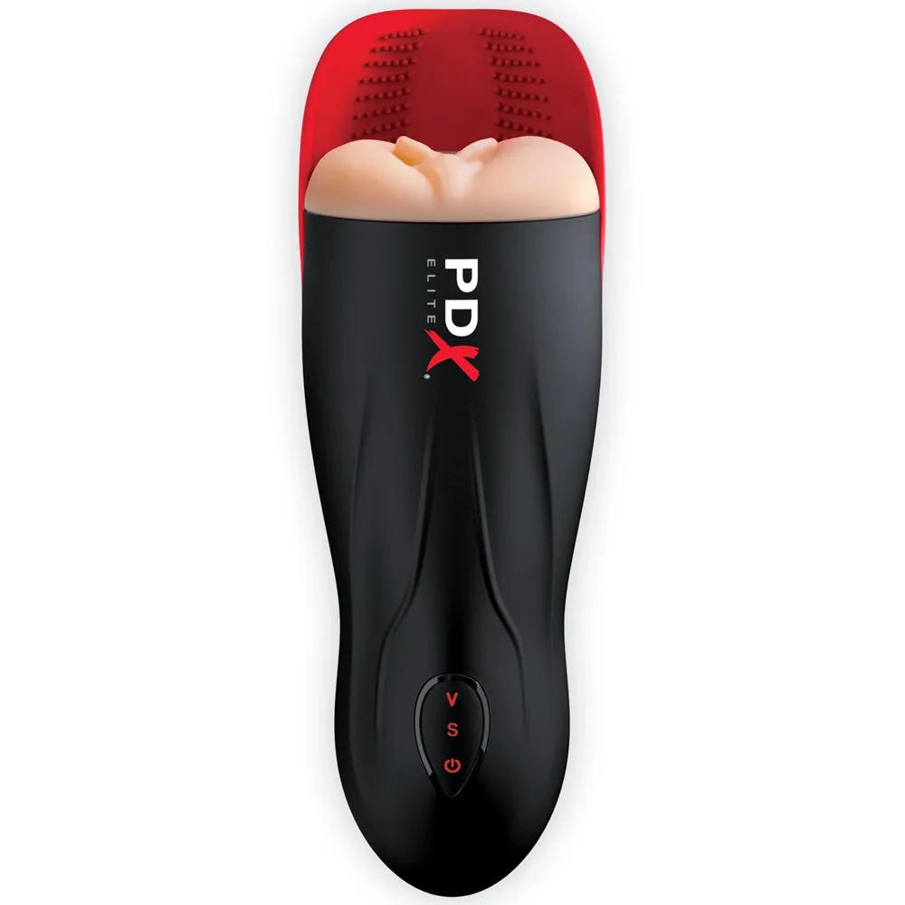 PDX Elite Fuck-O-Matic Vibrating Sucking Automatic Vaginal Stroker