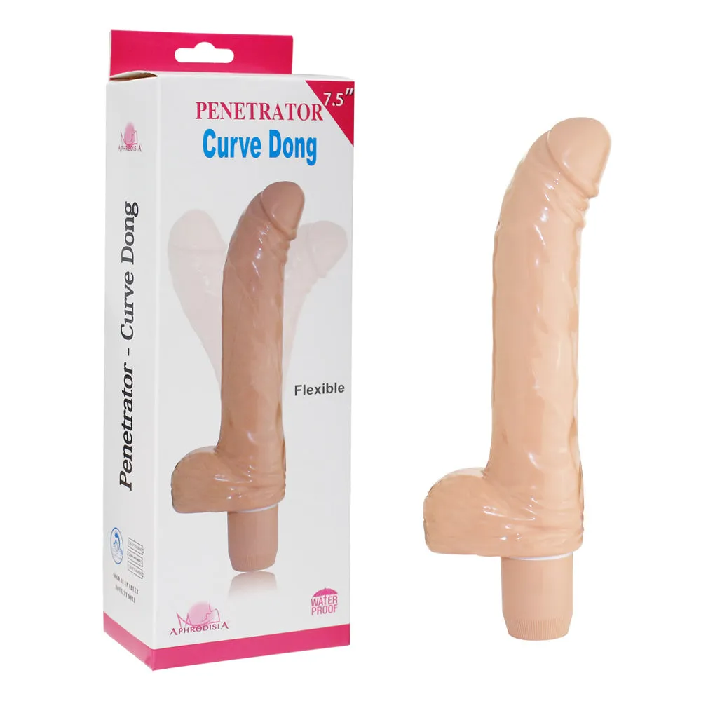 Penetrator Curve Dong Poseable Multispeed G-Spot Vibrator