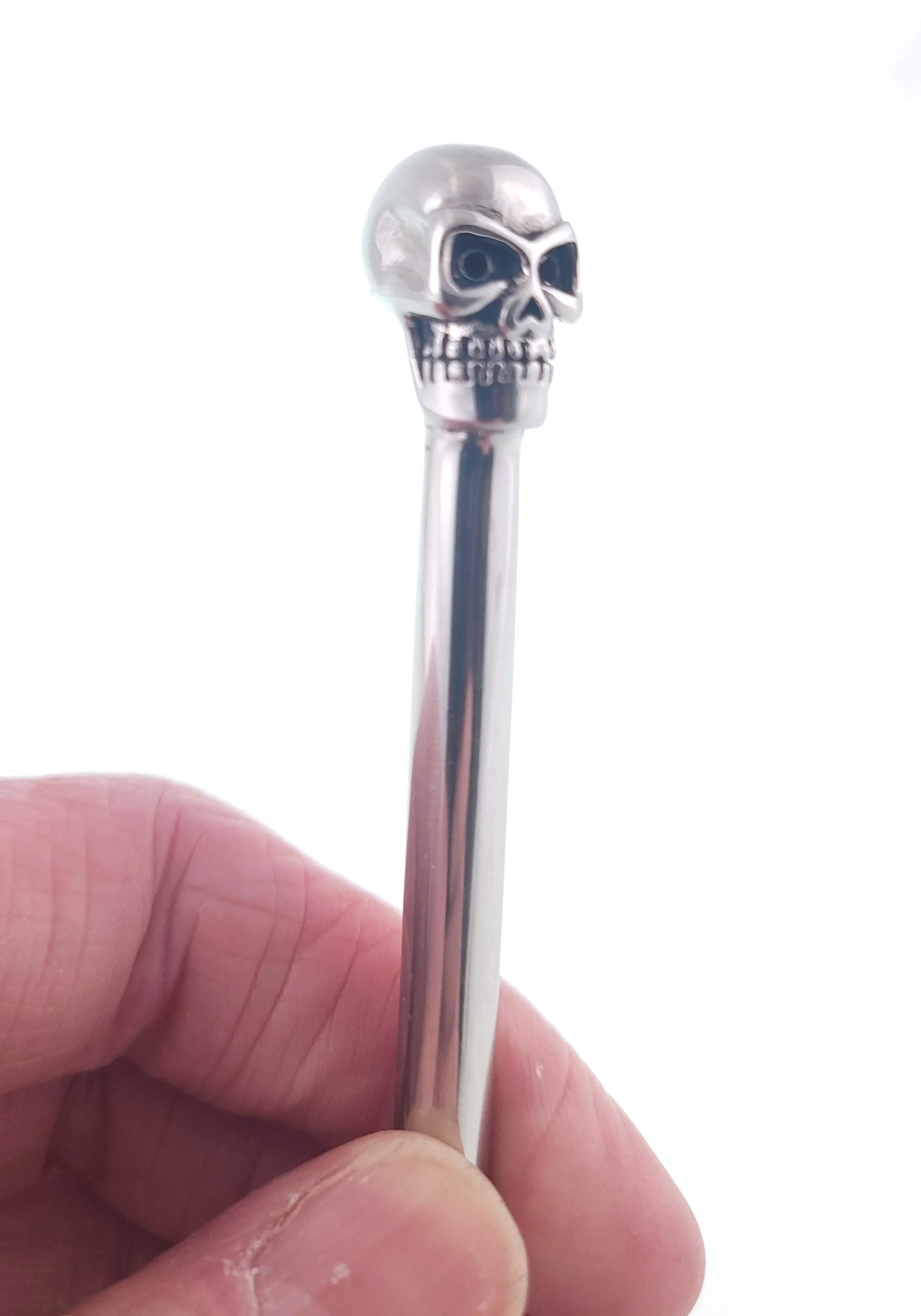 Penis Plug Skull with Cum Thru Eyes