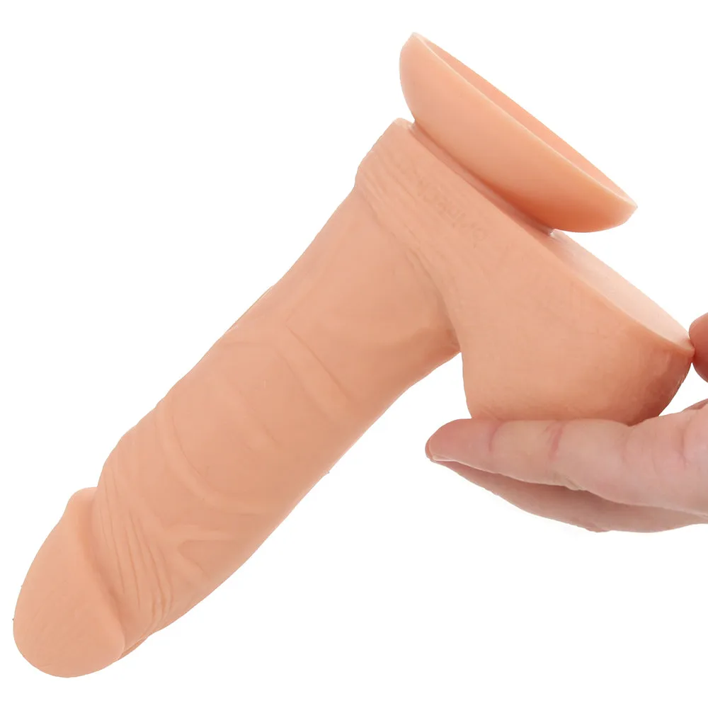 PinkCherry 7 Inch Light Silicone Ballsy Dildo
