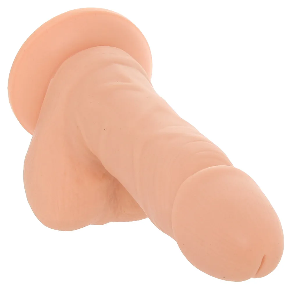 PinkCherry Premium 6 Inch Light Silicone Ballsy Dildo