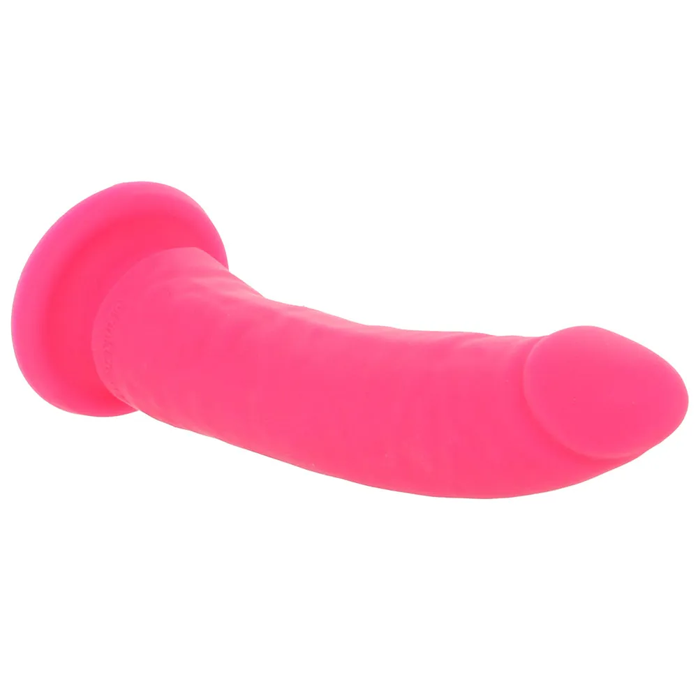 PinkCherry Premium 7.5 Inch Pink Silicone Realistic Dildo