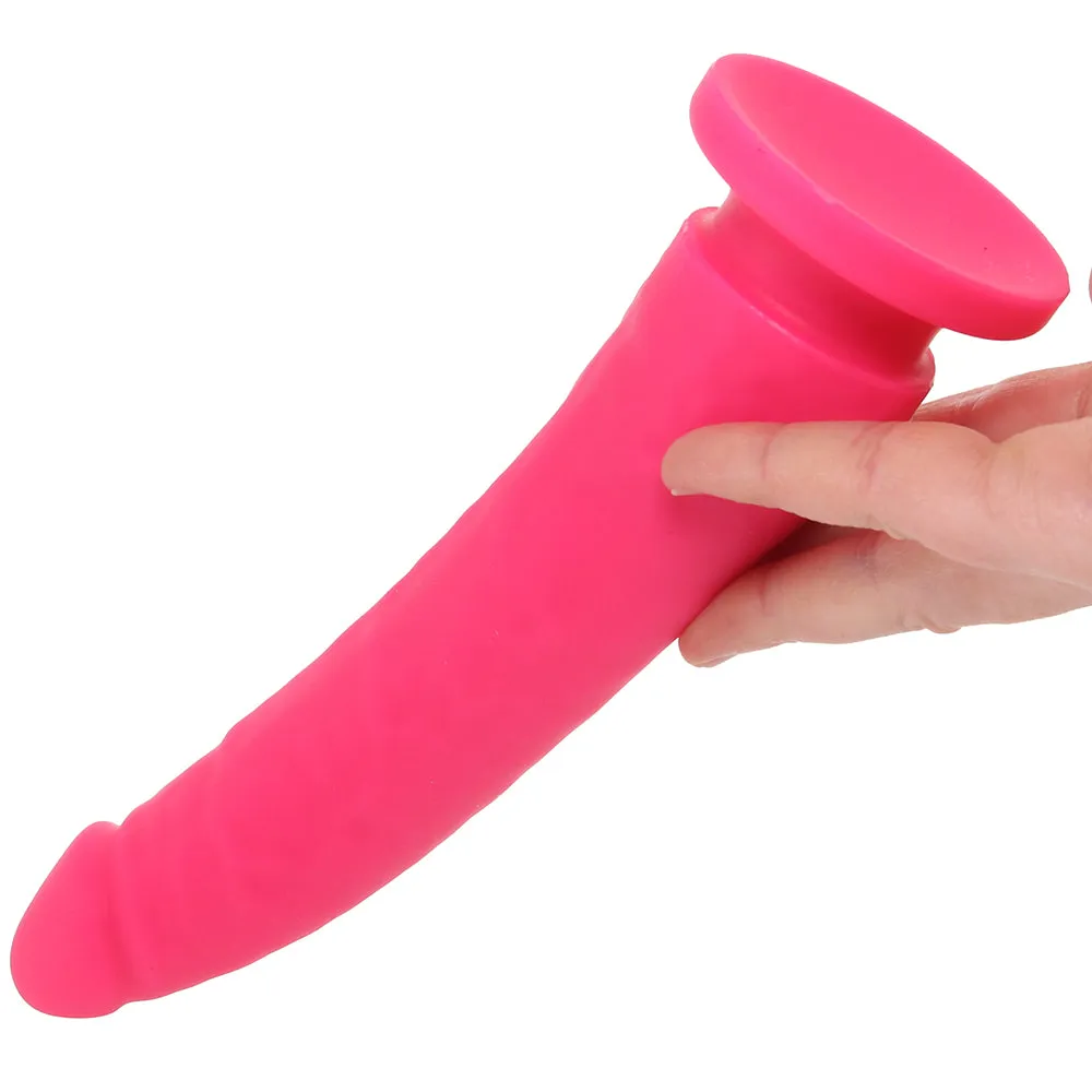 PinkCherry Premium 7.5 Inch Pink Silicone Realistic Dildo