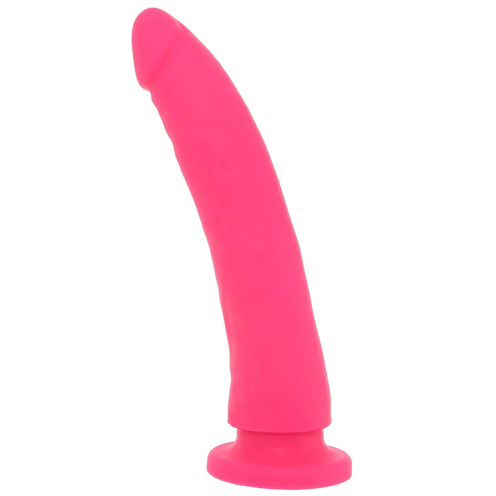 PinkCherry Premium 7.5 Inch Pink Silicone Realistic Dildo