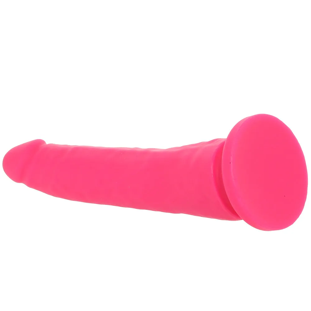 PinkCherry Premium 7.5 Inch Pink Silicone Realistic Dildo