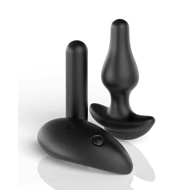 Pipedream - Hookup Panties Remote Vibrating Anal Plug and Bullet Bow Tie H String