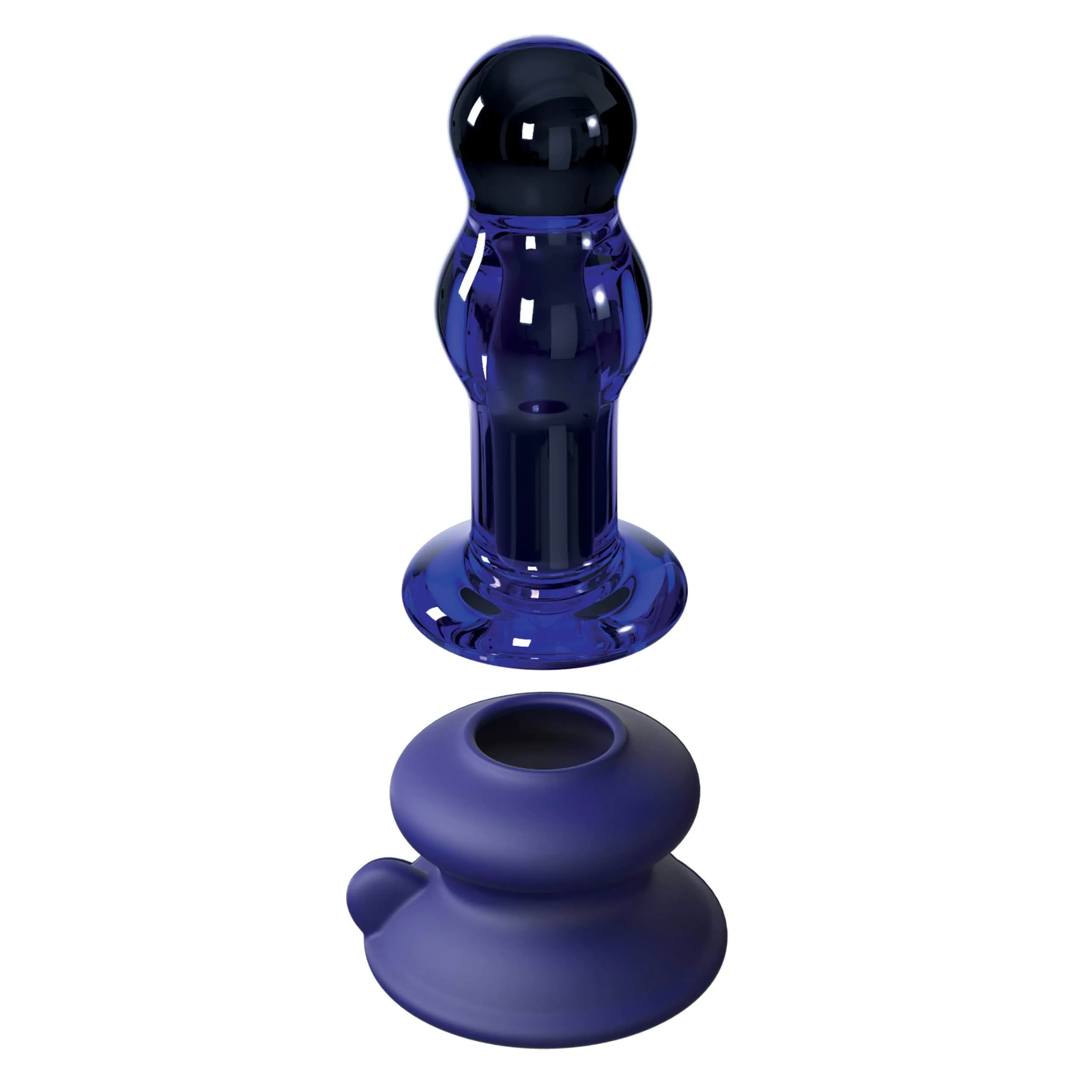Pipedream - Icicles No. 83 Remote Control Vibrating Glass Massager (Blue)
