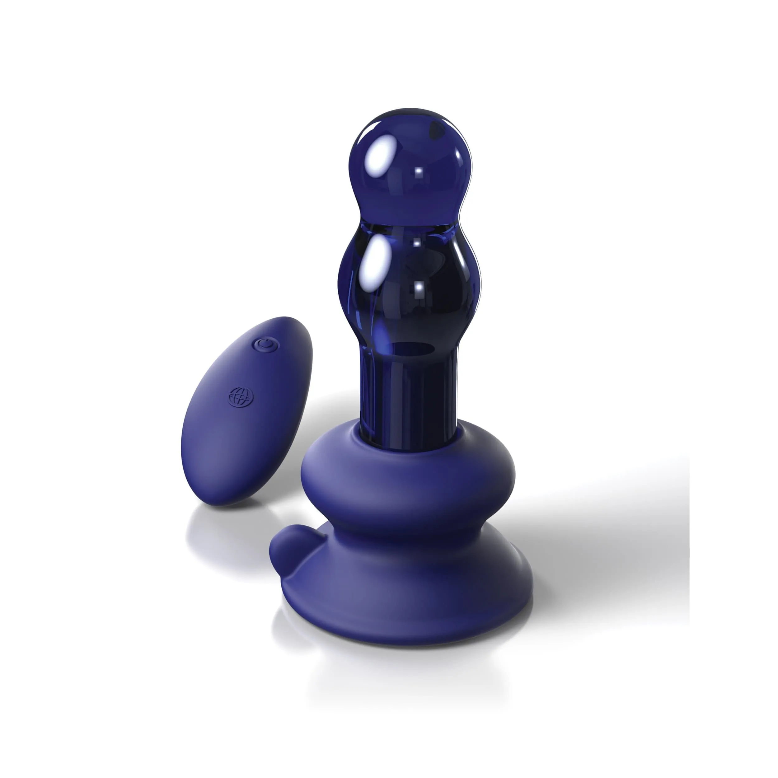Pipedream - Icicles No. 83 Remote Control Vibrating Glass Massager (Blue)