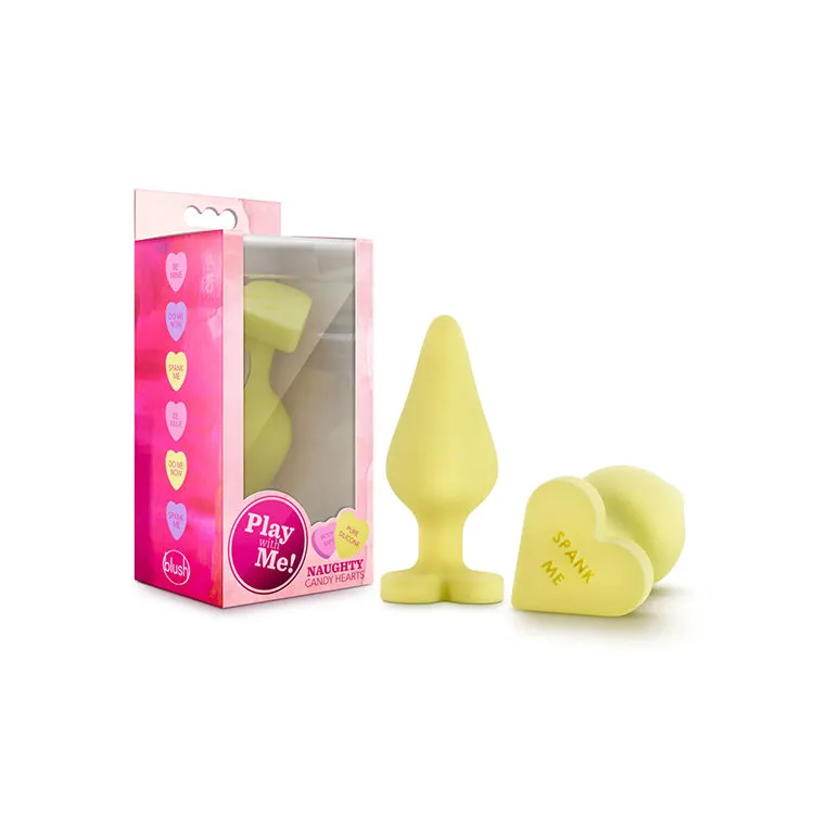 Play With Me! Naughtier Candy Heart Spank Me Butt Plug
