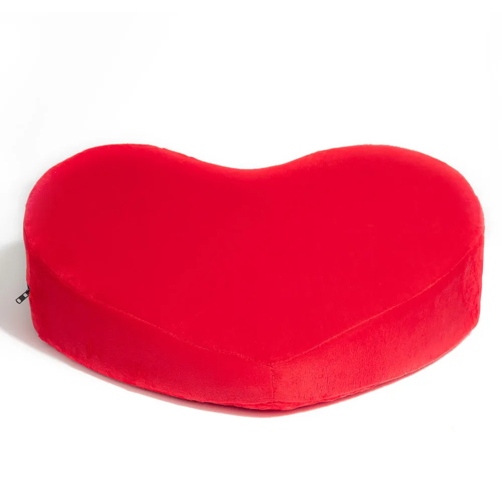 Plush Foam Sex Wedge Positioning Pillow - Heart