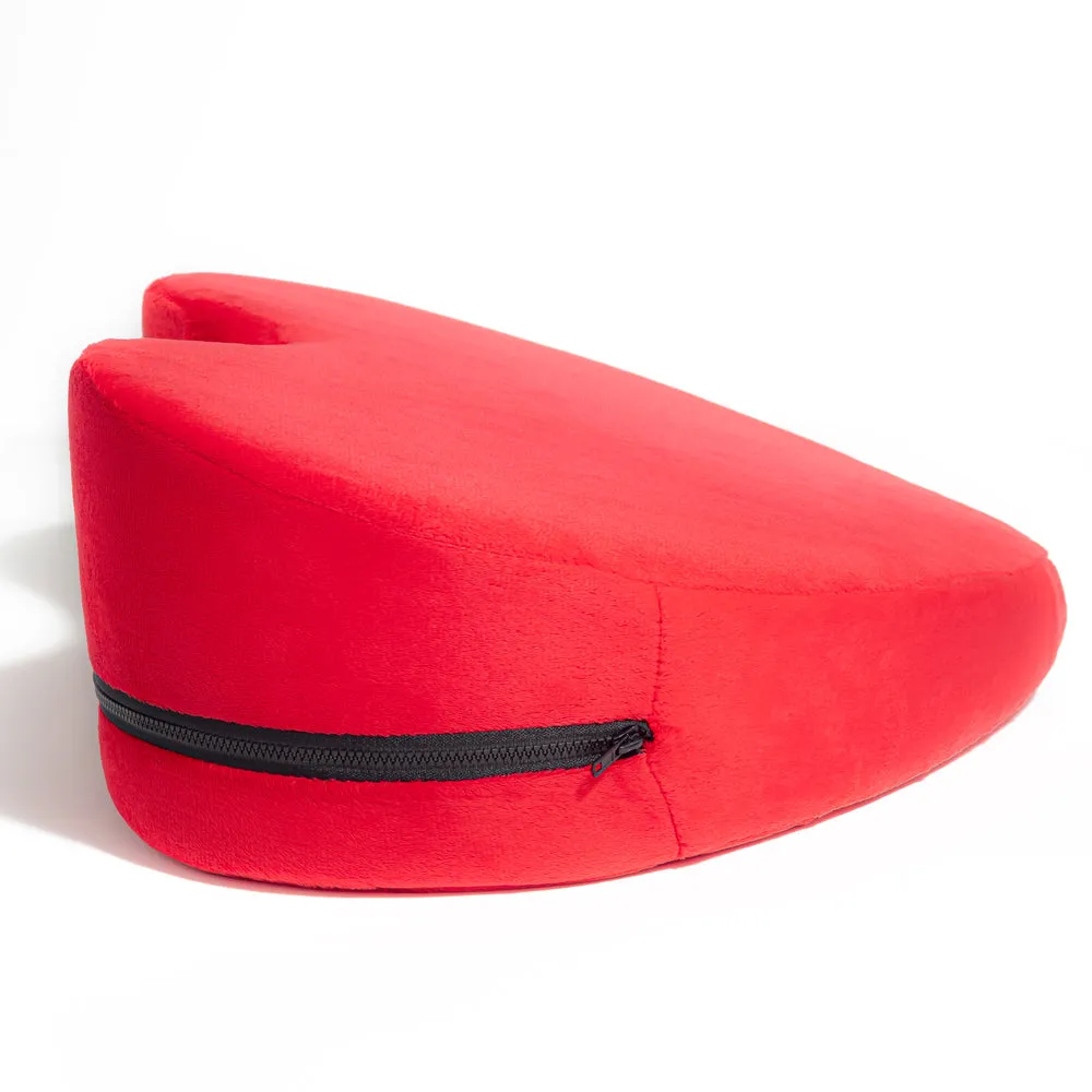 Plush Foam Sex Wedge Positioning Pillow - Heart