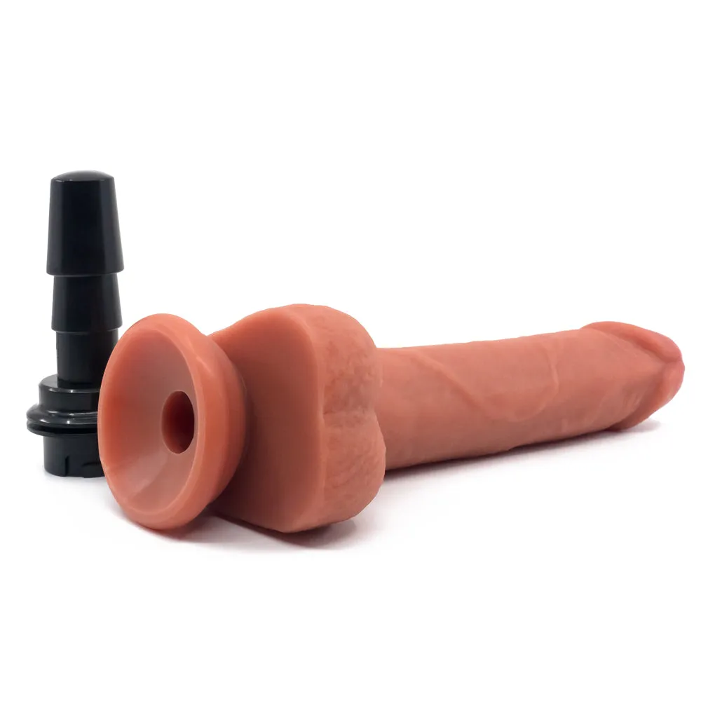 Portable Handbag Sex Machine Attachment - Slim Suction Cup Dildo