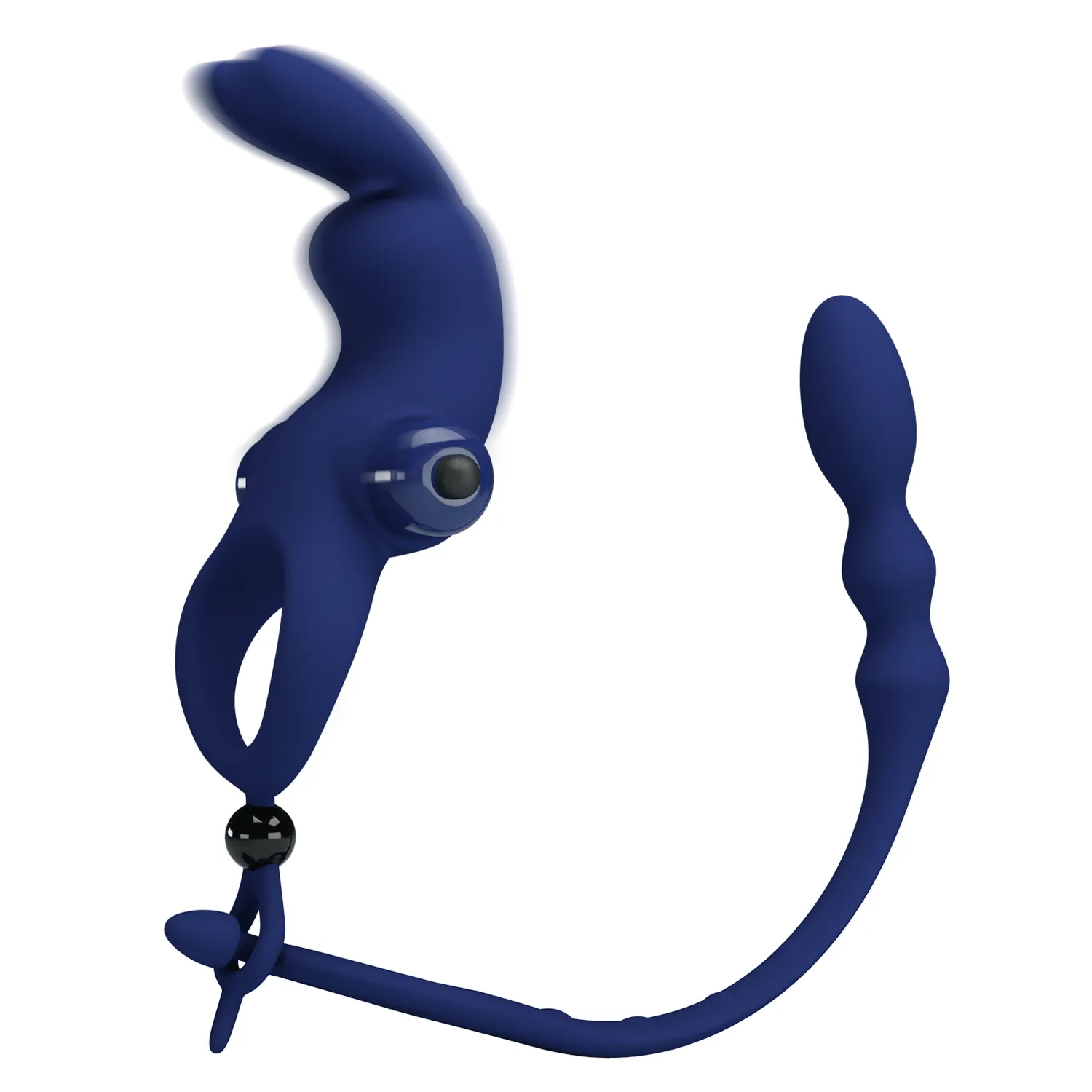 Pretty Love Ayad Vibrating Beaded Double Penetration Cock Ring