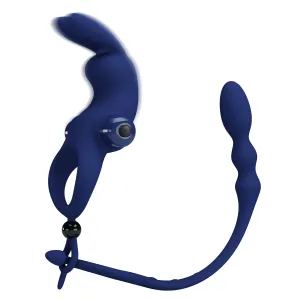 Pretty Love Ayad Vibrating Beaded Double Penetration Cock Ring