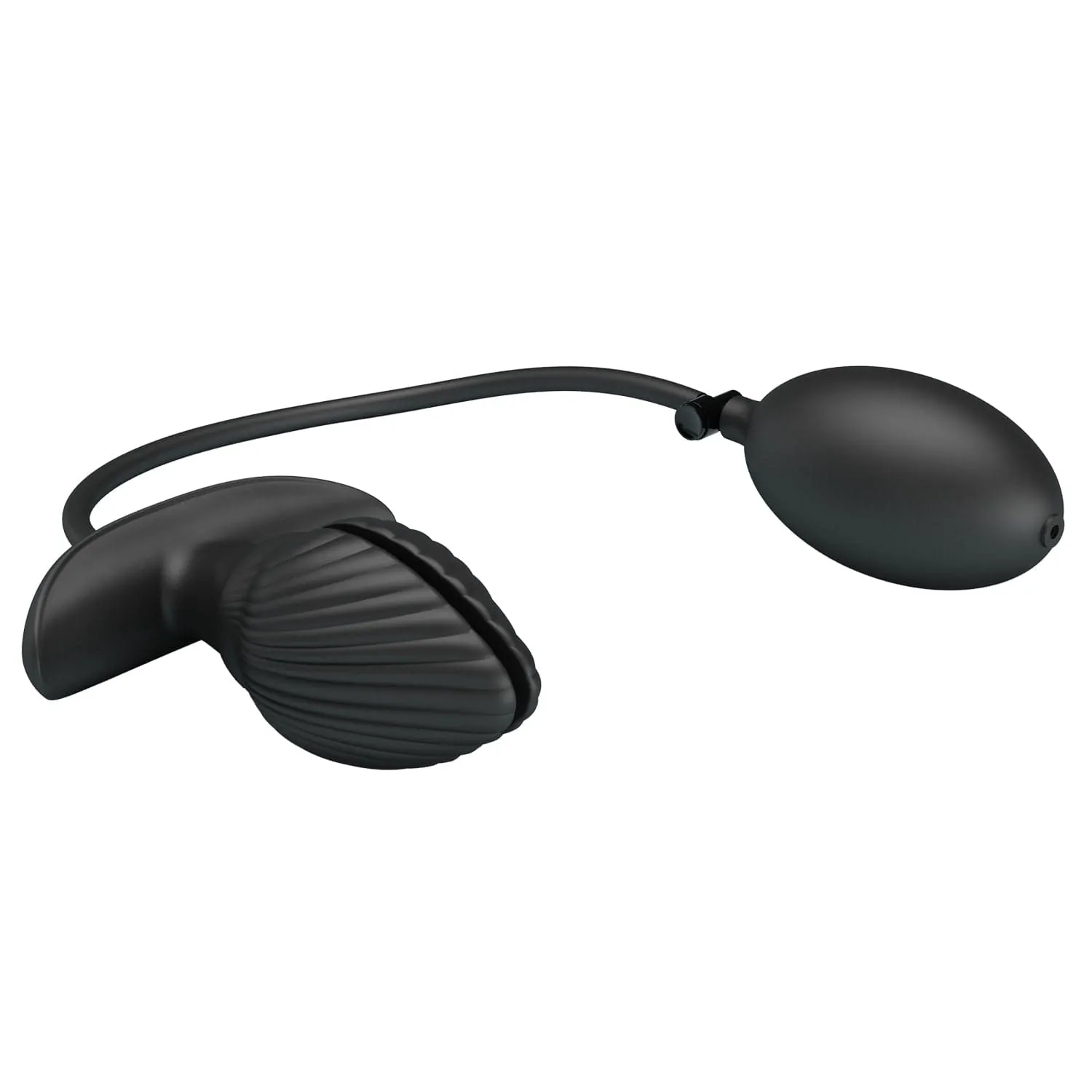 Pretty Love - Manson Vibrating Inflatable Anal Plug (Black)