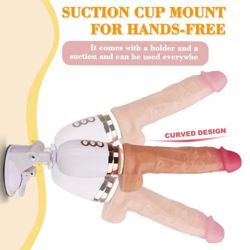 Propinkup Heating Realistic Dildo 10.62" G-Spot Vibrator with 10 Vibrating 3 Thrusting