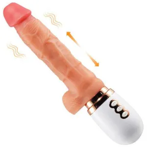 Propinkup Heating Realistic Dildo 10.62" G-Spot Vibrator with 10 Vibrating 3 Thrusting
