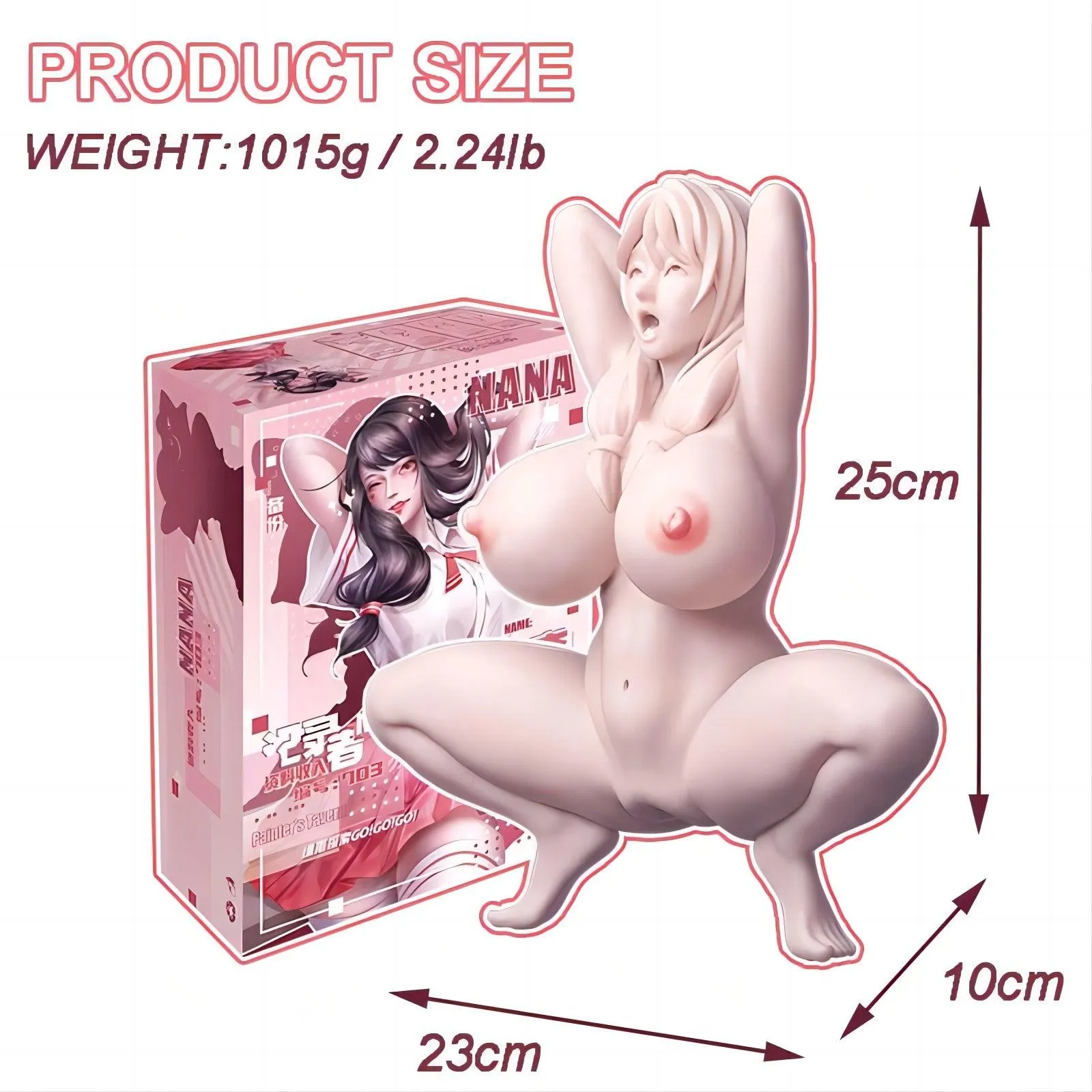 Propinkup Realistic Anime Sex Doll Nanako Lifelike Pocket Pussy for Men