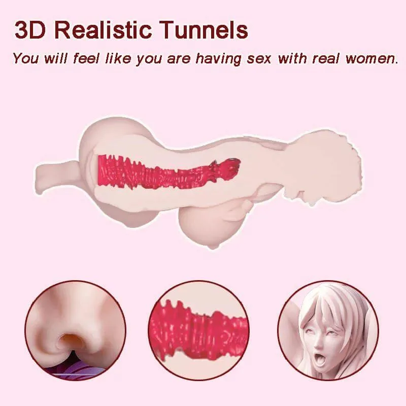 Propinkup Realistic Anime Sex Doll Nanako Lifelike Pocket Pussy for Men