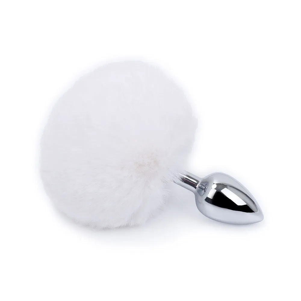 Rabbit Tail Metal Butt Plug